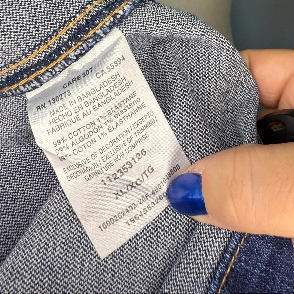 Wrangler Blue Denim Mini Dress - Picture 6 of 7
